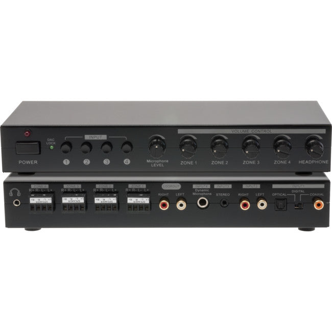 4X SOURCE / 4X ZONE STEREO AMP POWER AMPLIFIER - INBUILT DAC 4X SOURCE / 4X ZONE STEREO AMP POWER AMPLIFIER - INBUILT DAC